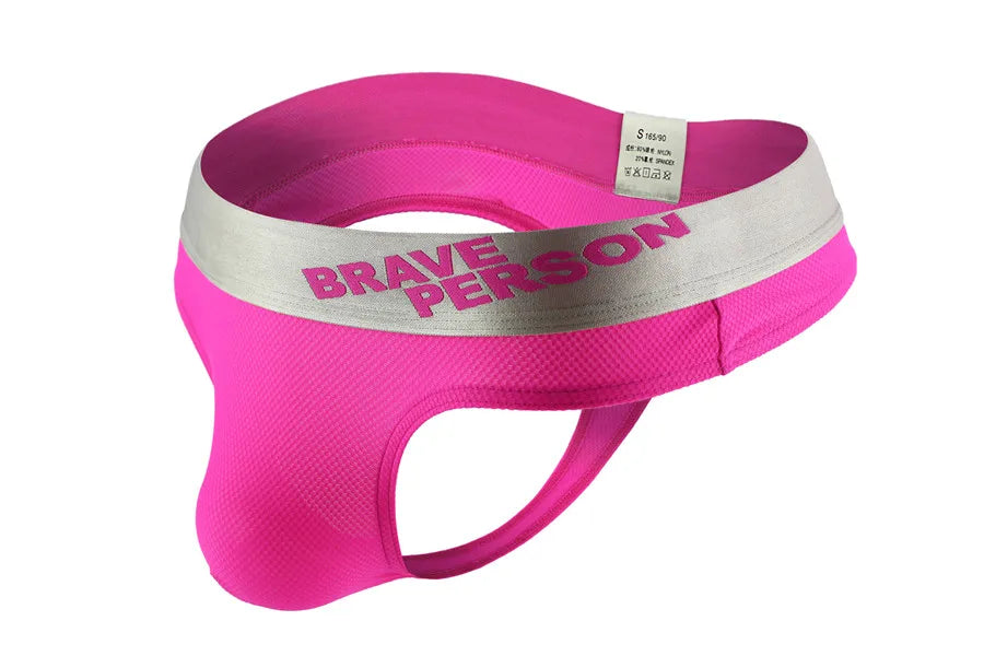 Brave Person New Arrival Men's Thongs G Strings Sexy Men Underwear Thong Underpants Man Bikini Briefs Jockstrap