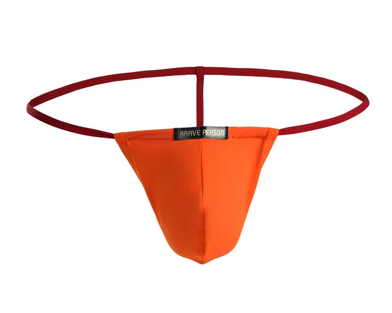 BRAVE PERSON Sexy Men Underwear Gay Jockstrap Thongs Men G Strings Brand Design Fashion Sexy Low Rise Male Underpants Bikini