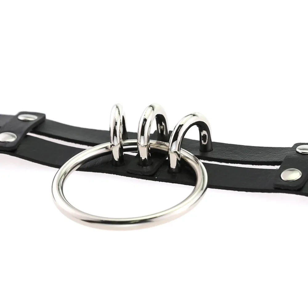 Punk Choker Collar Goth Necklace Big Transparent Straps Chocker Women Girls Trendy Rock Sexy Harajuku Emo Gothic Jewelry