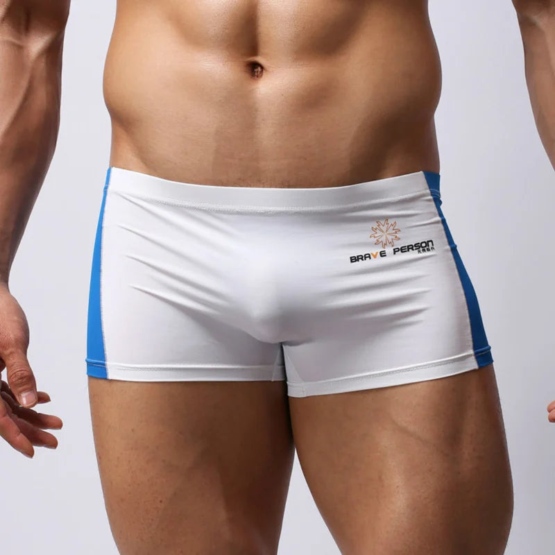 BRAVE PERSON Mens Boxer Shorts Splice Design Super Soft High Quality Underwear Men Boxers Thin Breathable Male Underpants B1005