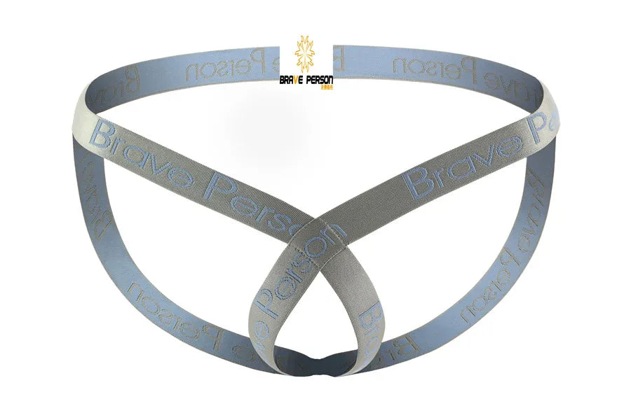 Brave Person Men’s Nylon-Spandex Jockstrap – Breathable Athletic Support Underwear