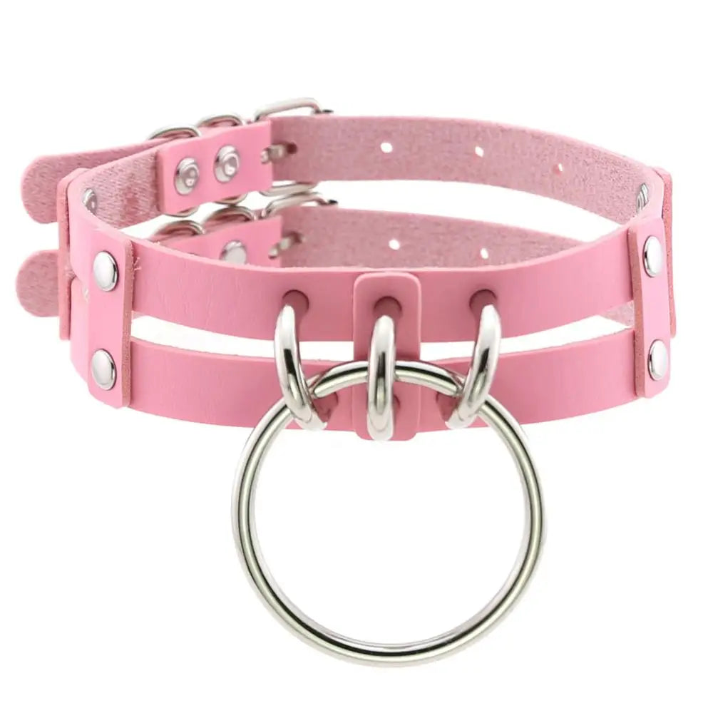 Punk Choker Collar Goth Necklace Big Transparent Straps Chocker Women Girls Trendy Rock Sexy Harajuku Emo Gothic Jewelry