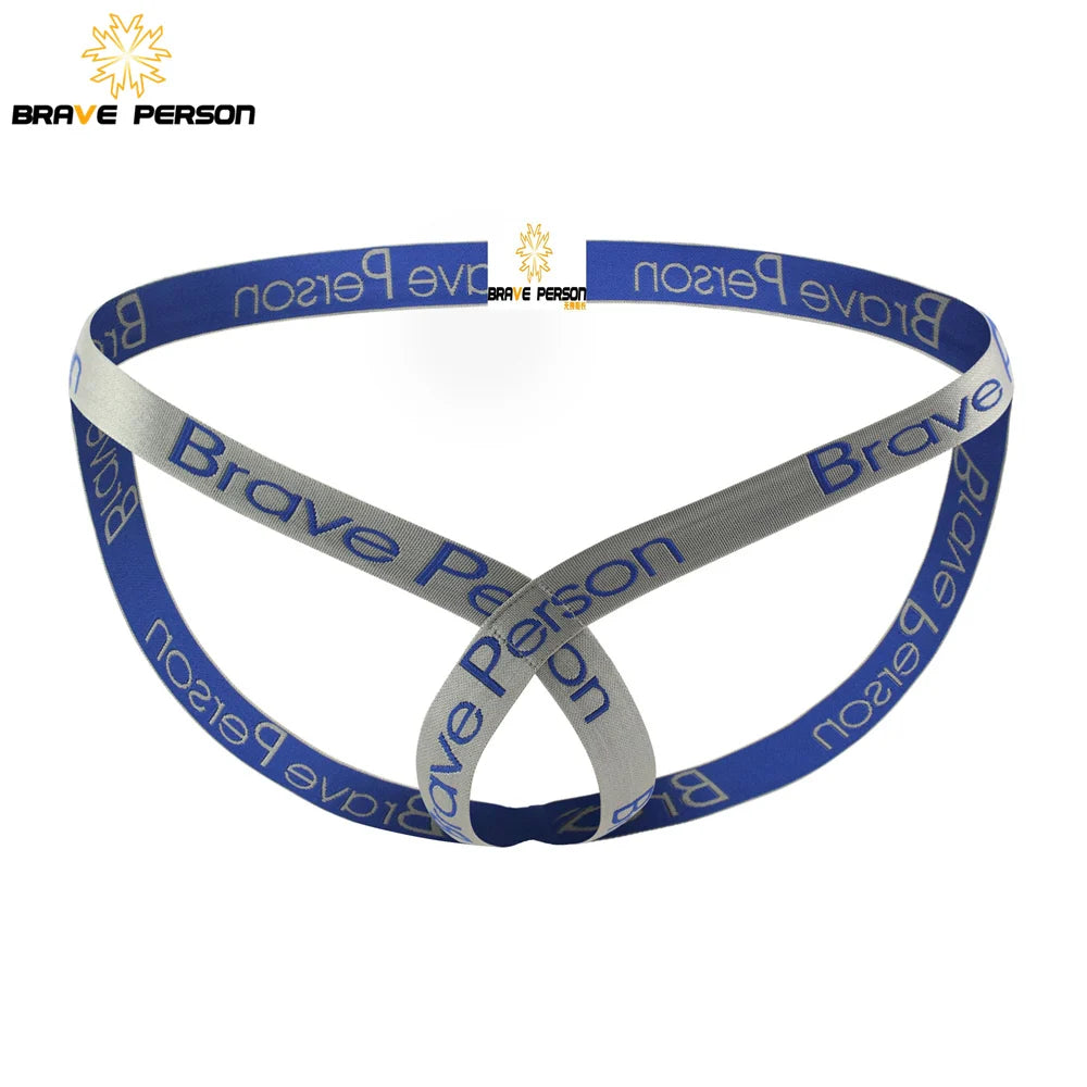 Brave Person Men’s Nylon-Spandex Jockstrap – Breathable Athletic Support Underwear