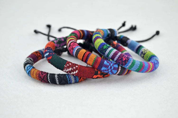 Cotton and linen women's Charm bracelets accessories handmade original DIY jewelries #EZ211