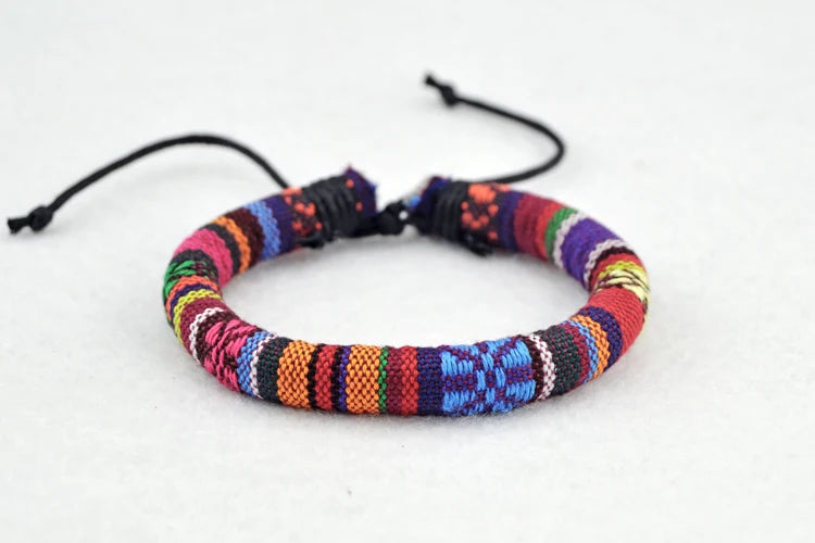 Cotton and linen women's Charm bracelets accessories handmade original DIY jewelries #EZ211