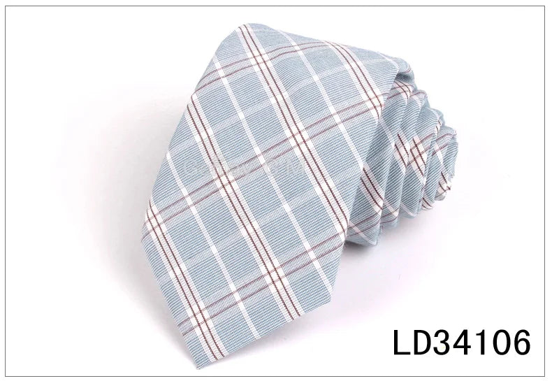 Red Plaid Ties For Men Skinny Men Neck Tie For Wedding Business Casual Check Neckties Classic Suits Slim Neck Ties Gravatas