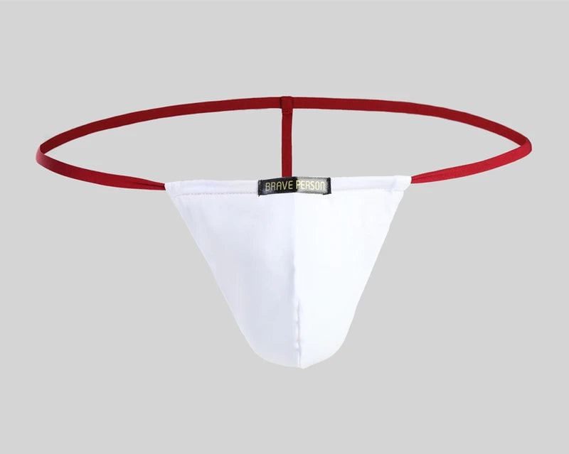 BRAVE PERSON Sexy Men Underwear Gay Jockstrap Thongs Men G Strings Brand Design Fashion Sexy Low Rise Male Underpants Bikini