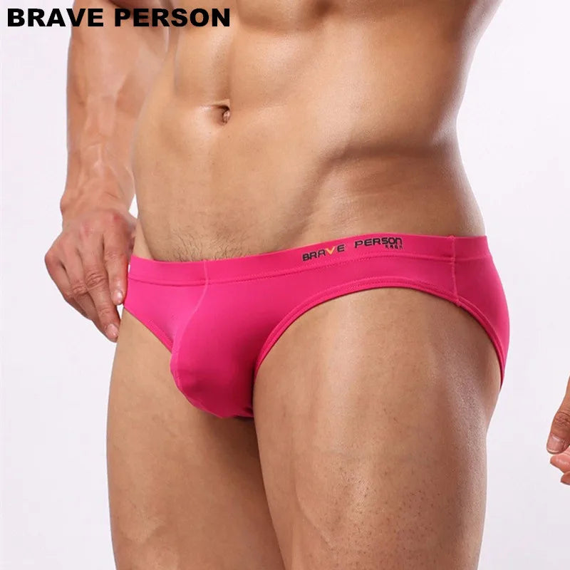 Brave Person Men’s Nylon Blend Briefs – Breathable Everyday Underwear