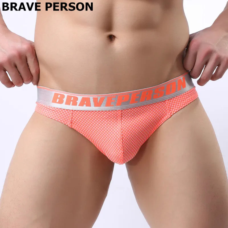 Brave Person Men’s Mesh Thong – Breathable Minimal Underwear