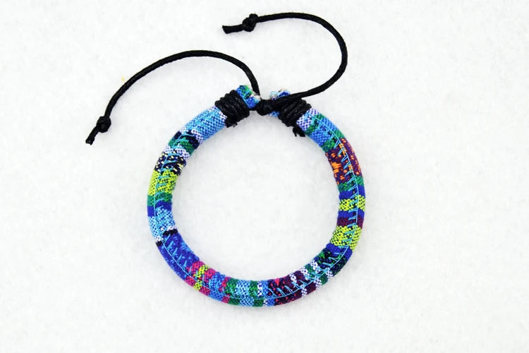 Cotton and linen women's Charm bracelets accessories handmade original DIY jewelries #EZ211