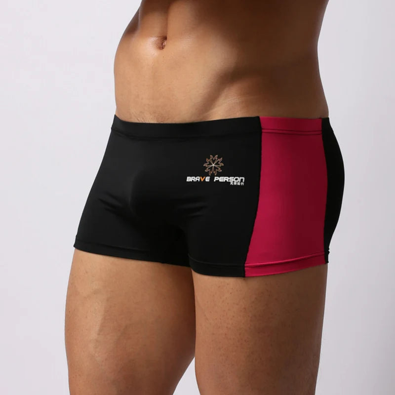 BRAVE PERSON Mens Boxer Shorts Splice Design Super Soft High Quality Underwear Men Boxers Thin Breathable Male Underpants B1005