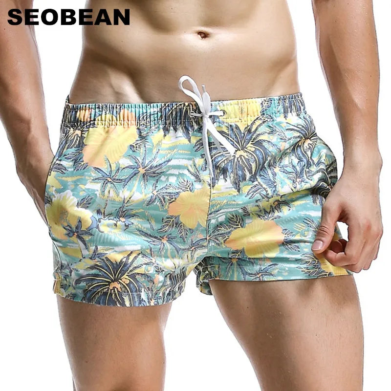 SEOBEAN Men's Swim Shorts