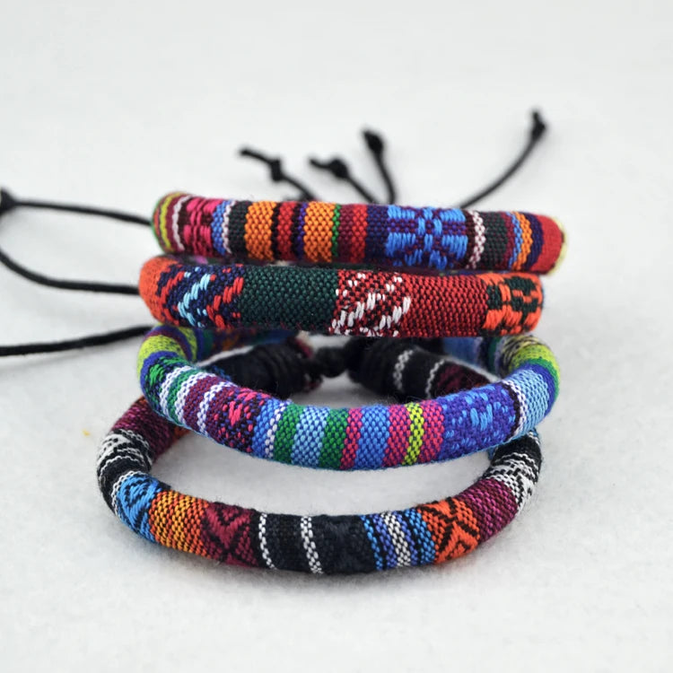 Cotton and linen women's Charm bracelets accessories handmade original DIY jewelries #EZ211