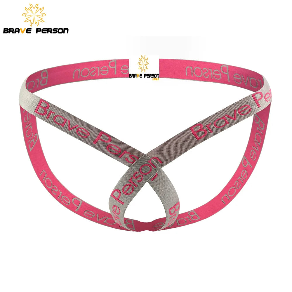 Brave Person Men’s Nylon-Spandex Jockstrap – Breathable Athletic Support Underwear