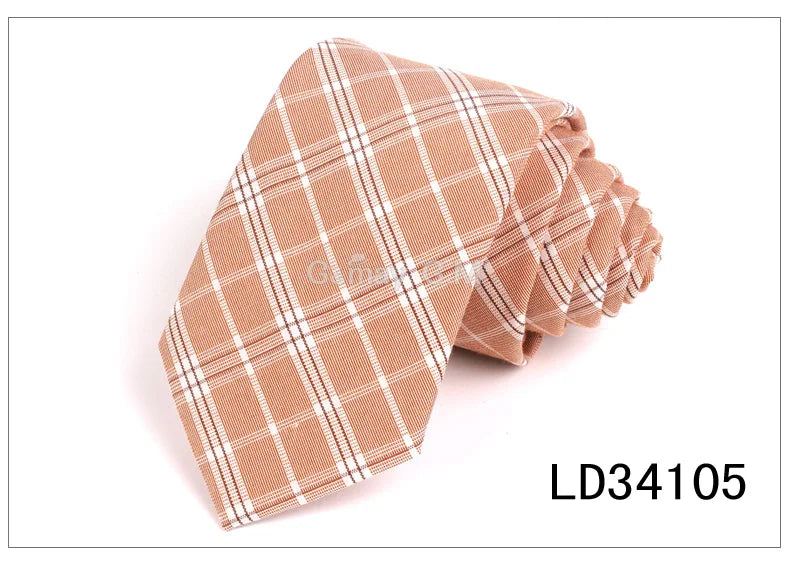 Red Plaid Ties For Men Skinny Men Neck Tie For Wedding Business Casual Check Neckties Classic Suits Slim Neck Ties Gravatas