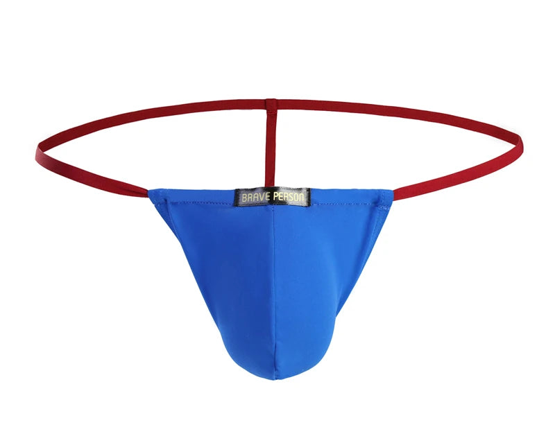 BRAVE PERSON Sexy Men Underwear Gay Jockstrap Thongs Men G Strings Brand Design Fashion Sexy Low Rise Male Underpants Bikini