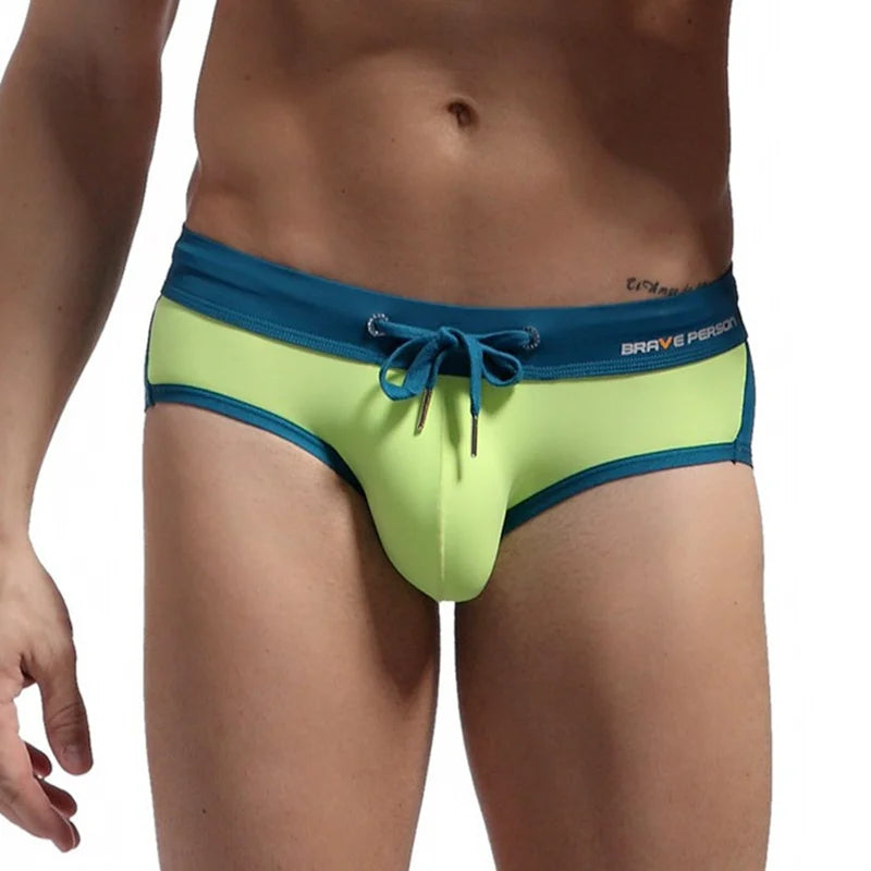 Men's Swimwear Bikini Swim Briefs Sexy Low Waist Swimming Bathing Suit Swim Wear Trunks Shorts Beach Swim Surf Sport Shorts