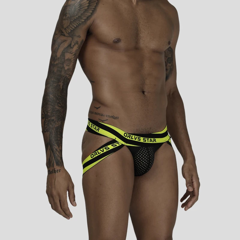 Orvls Men Mesh Jockstrap