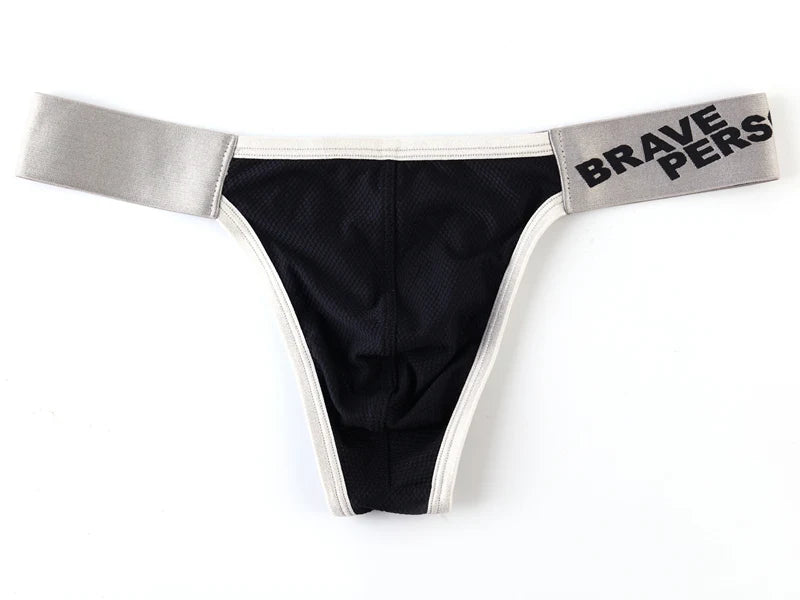 BRAVE PERSON Sexy Bikini Underwear Men Briefs Thongs Young and Fashion Breathable Underpants Briefs for Man
