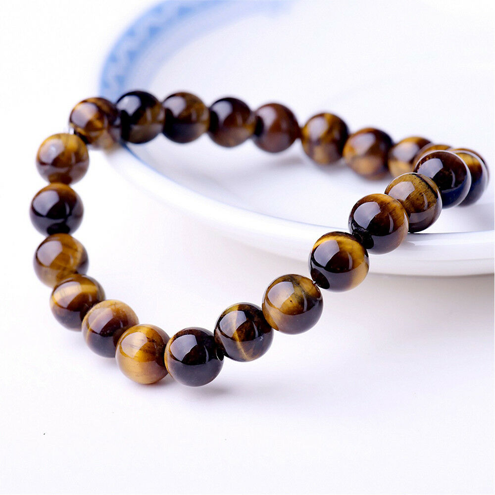 Beaded Bracelet 8mm Natural Stone Beads