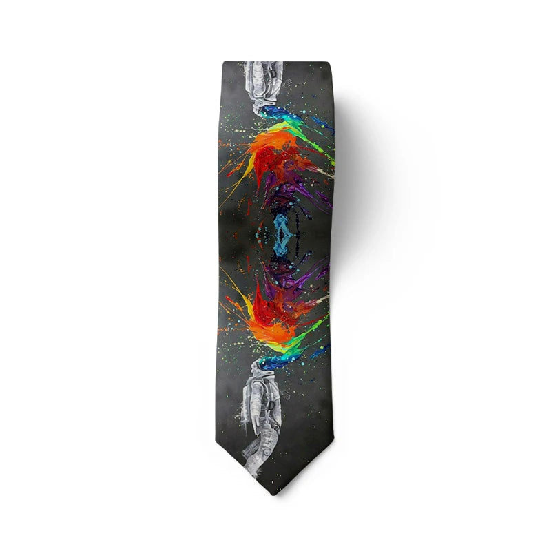 Men's Necktie Novelty Printed Casual Party