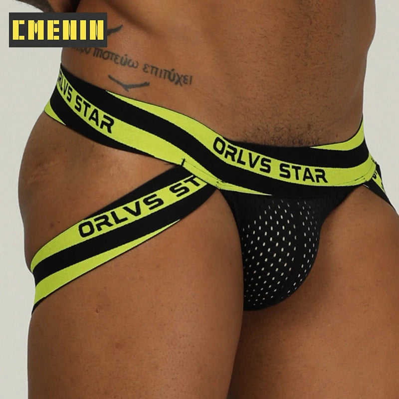 Orvls Men Mesh Jockstrap