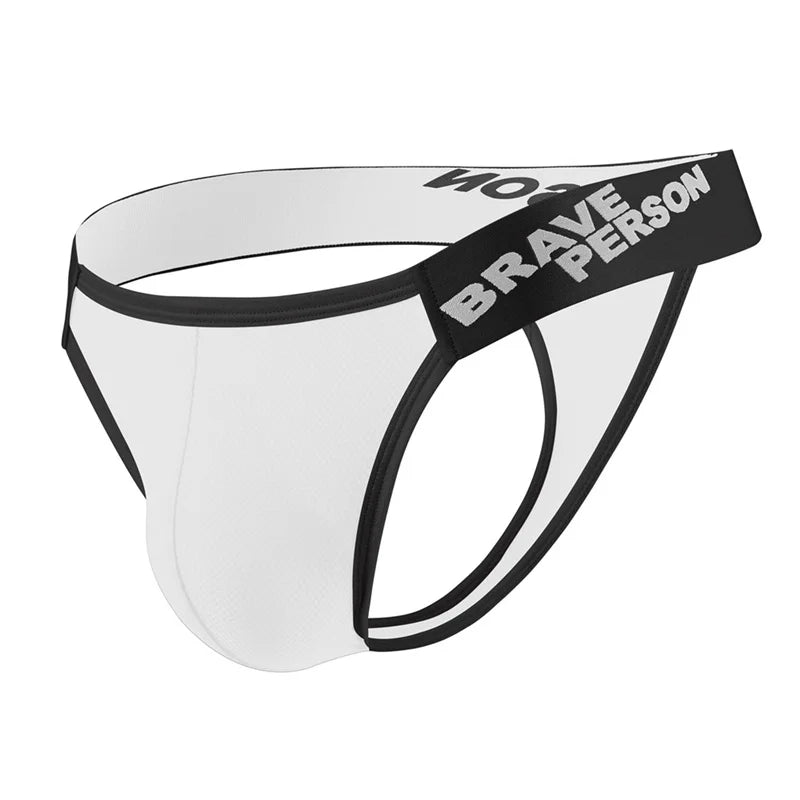 BRAVE PERSON Men Thongs Breathable Underwear