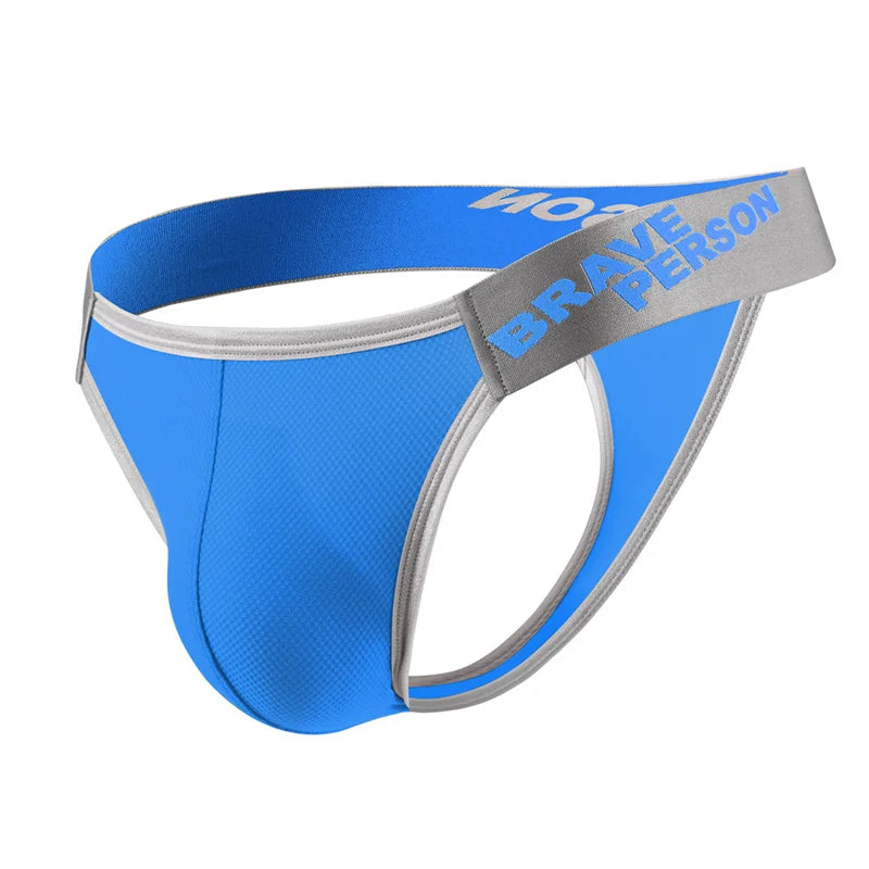 BRAVE PERSON Men Thongs Breathable Underwear