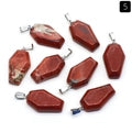 Gemstone Coffin Necklace