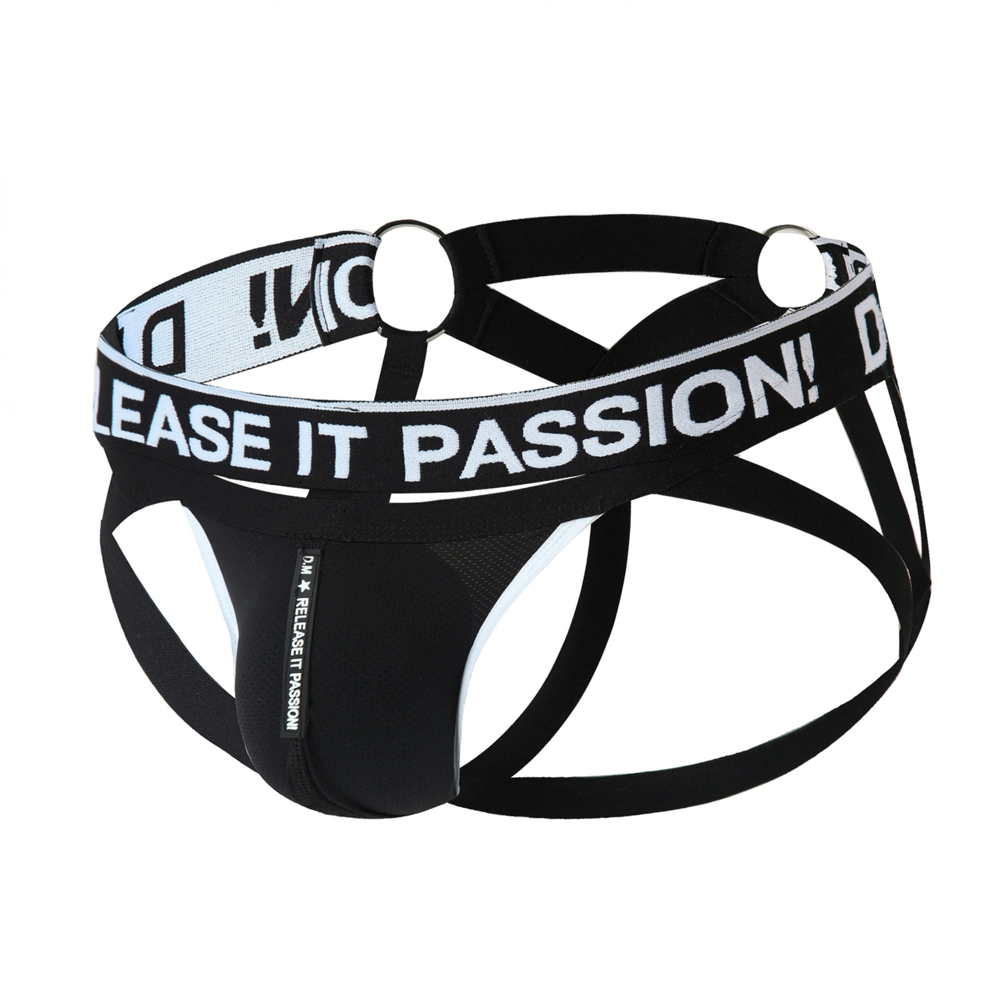 Men's Sexy Mesh Breathable Letter Underwear