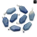 Gemstone Coffin Necklace