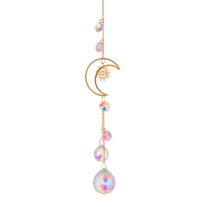 Evil Eye Moon Pendant Suncatcher