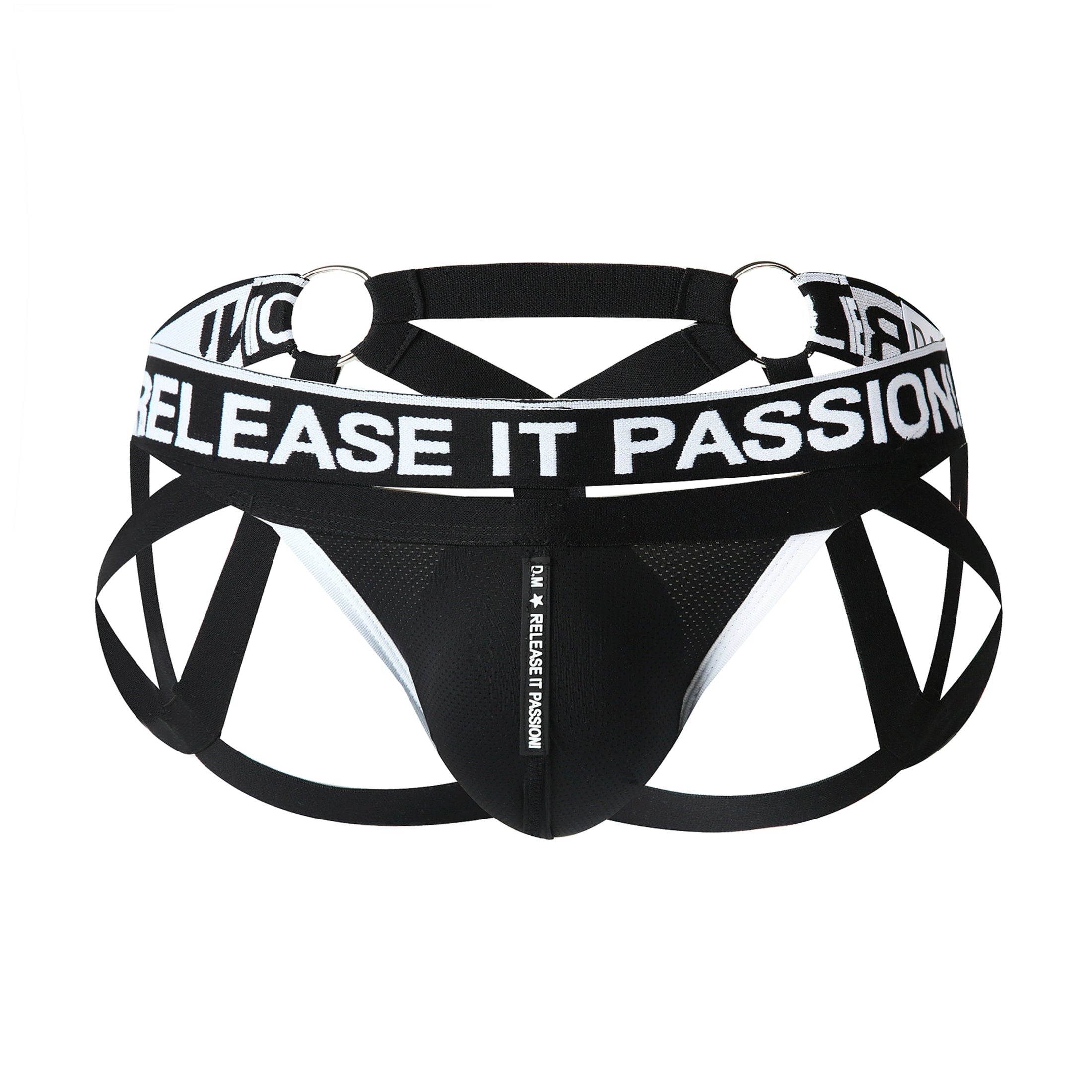 Men's Sexy Mesh Breathable Letter Underwear