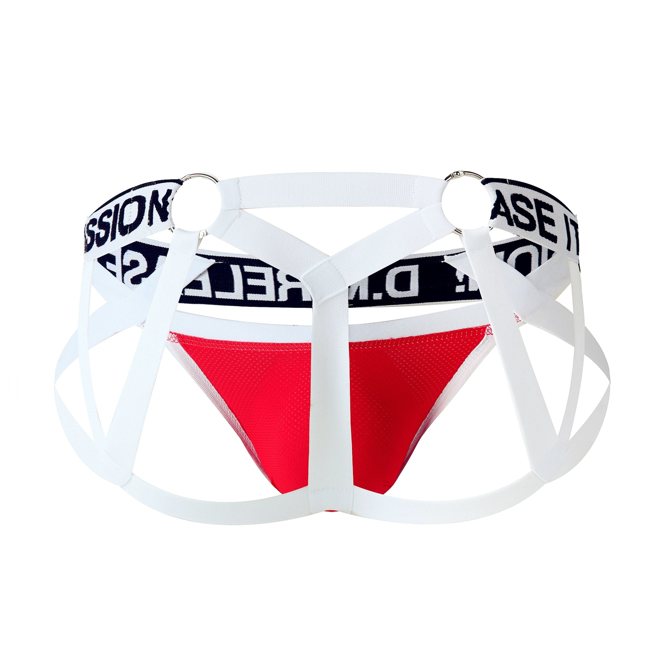 Men's Sexy Mesh Breathable Letter Underwear