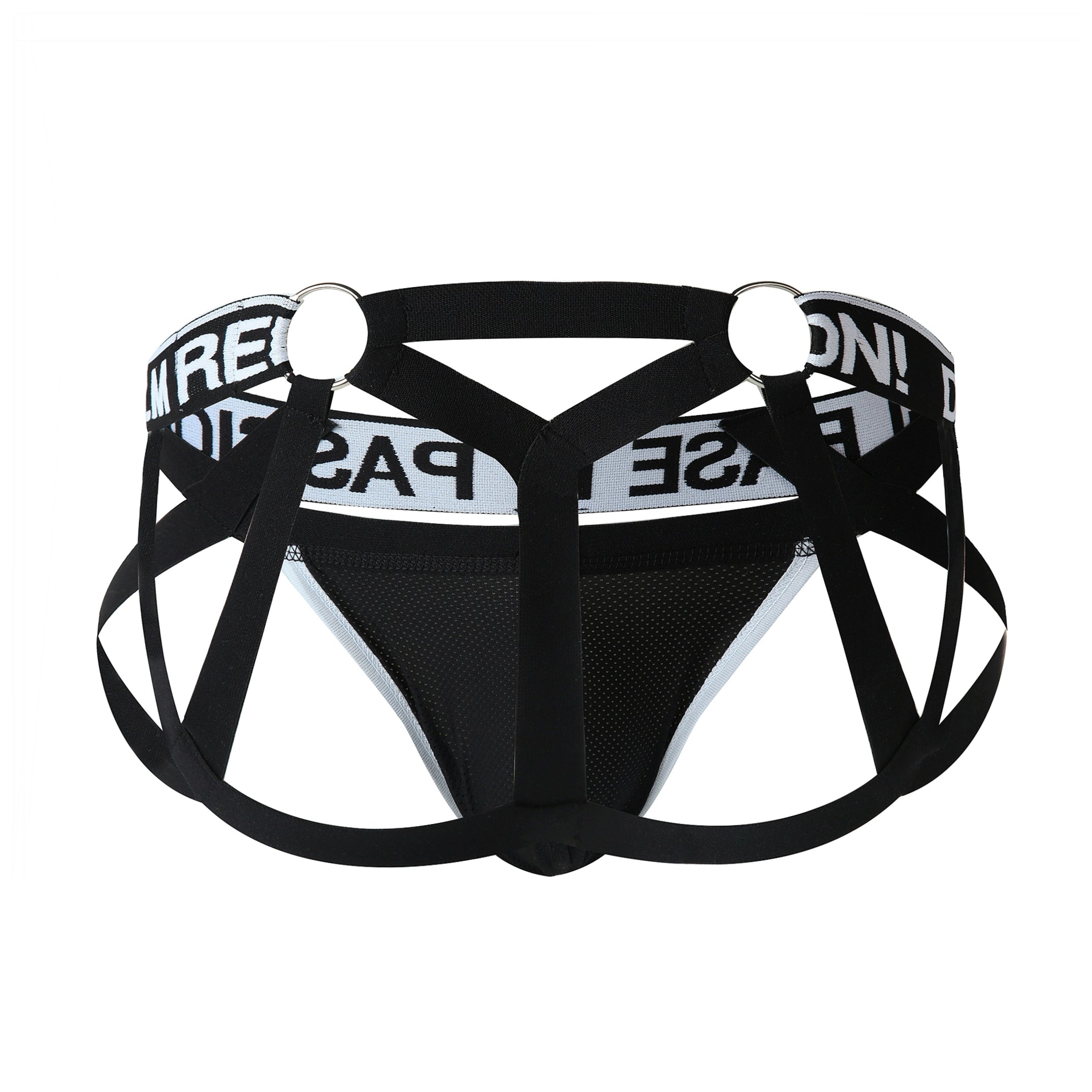 Men's Sexy Mesh Breathable Letter Underwear