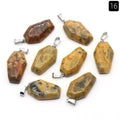 Gemstone Coffin Necklace