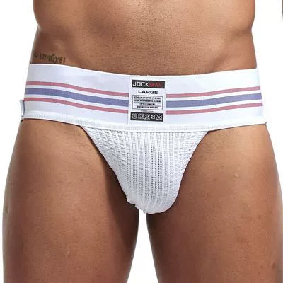 Jockmail Men's Cotton Breathable Jockstrap Male