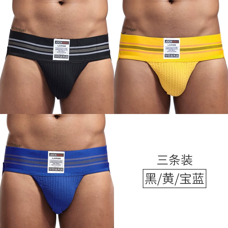 Jockmail Men's Cotton Breathable Jockstrap