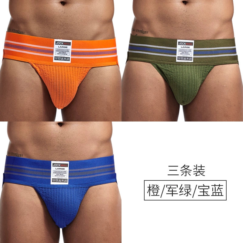 Jockmail Men's Cotton Breathable Jockstrap