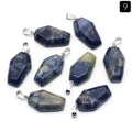 Gemstone Coffin Necklace