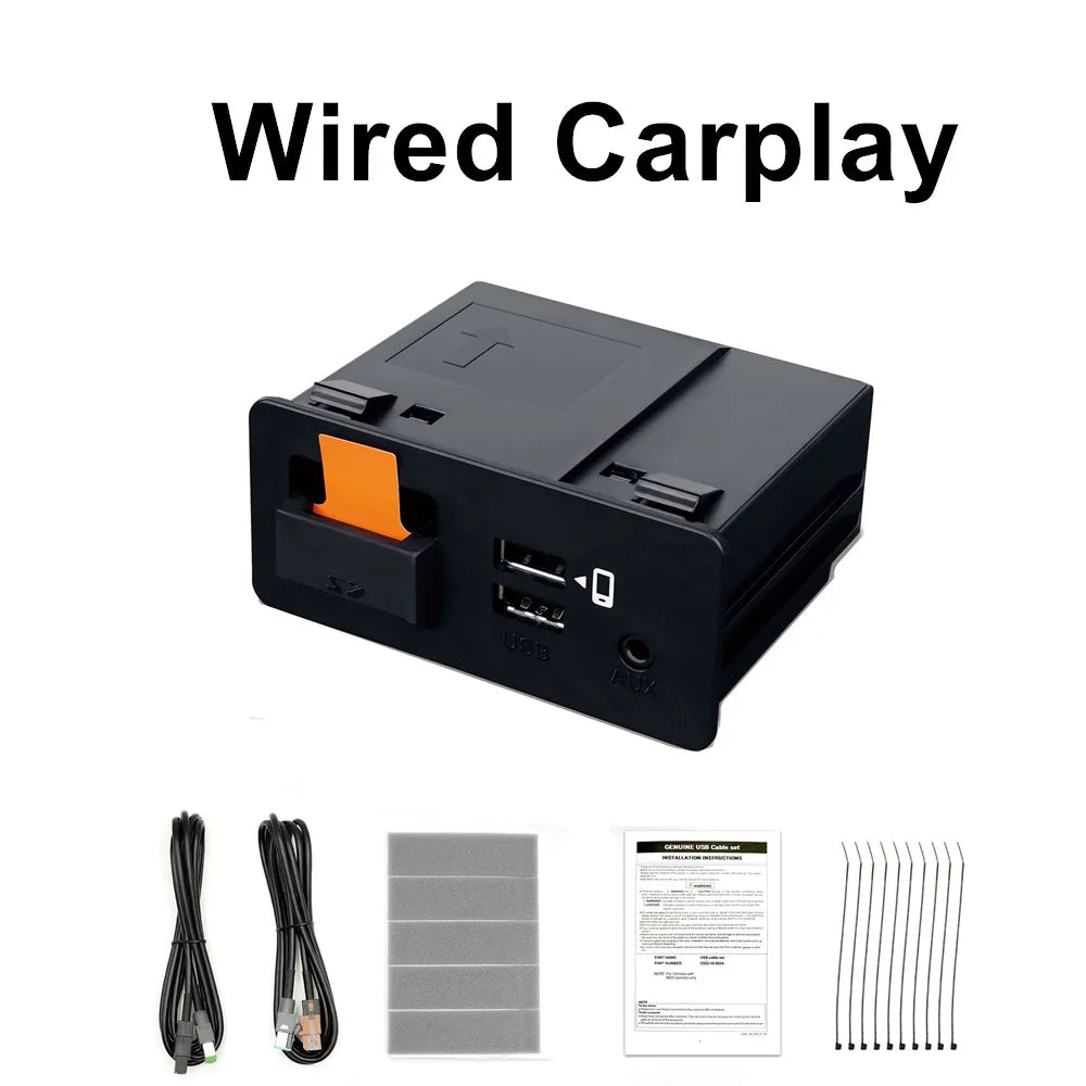 CARABC Carplay Android Auto Adapter UBS Hub OEM for Retrofit Mazda 2 3 6 CX3 CX5 CX8 CX9 MX5 Demio Miata TK78669U0C Kit