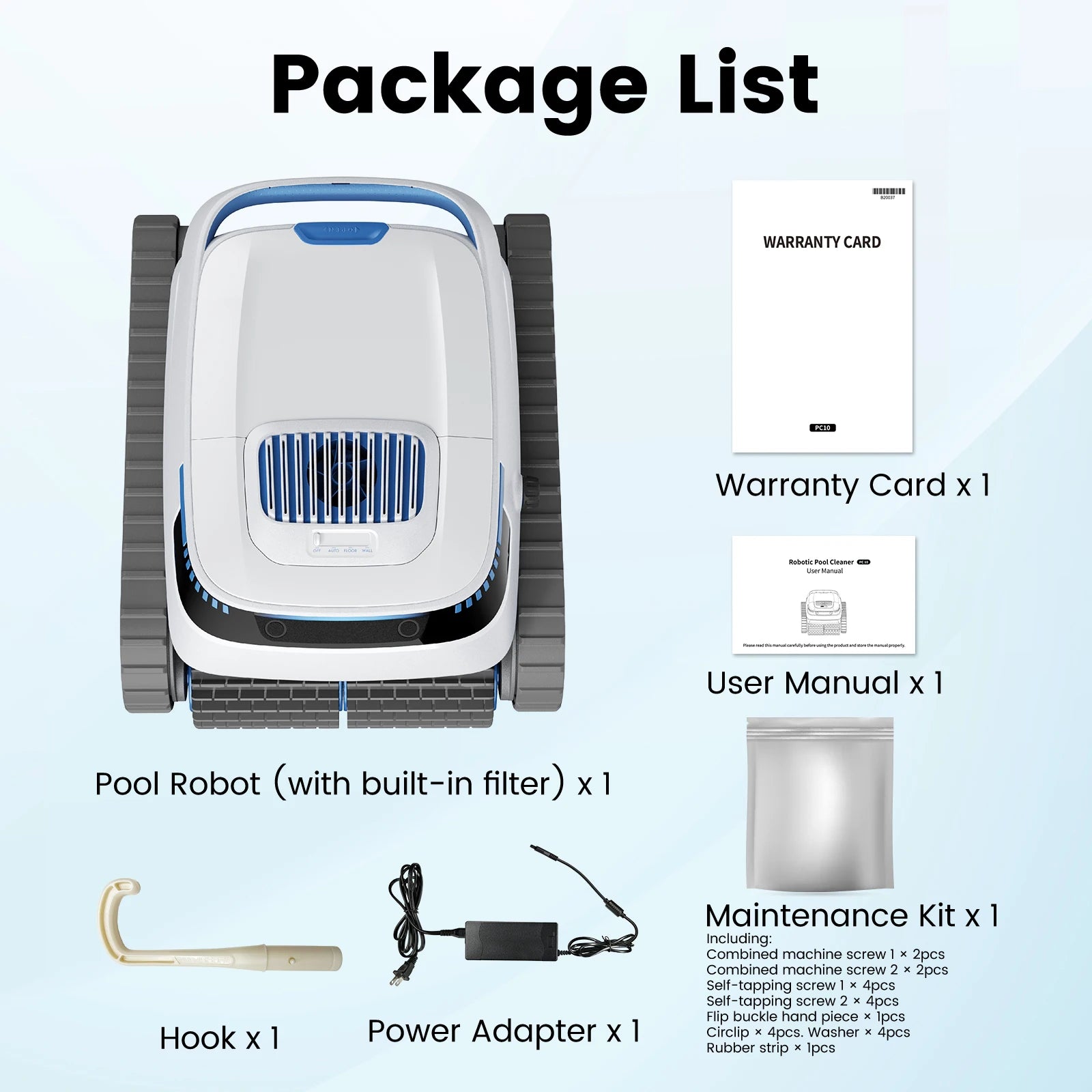Pool Vacuum Cleaner Battery Wireless Pool Robot Floor 120 Minutes Running Time Wall Climbing Pool Cleaner for Pools up to 170 m²