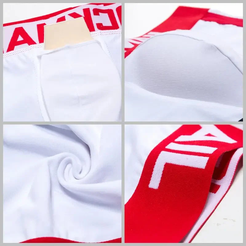 JOCKMAIL Mens Underwear Boxers Bulge Enhancing with Push Up Cup Underwear Men Shorts Trunk Enlarge Mens Panties Underpants
