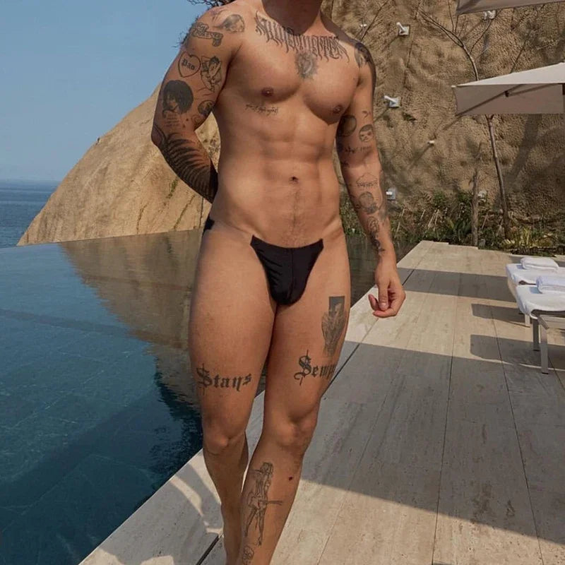 Men's Underwear Low Waist Nylon Briefs Solid Color Simple Underpants Male High Quality Comfortable Sports Shorts Panties