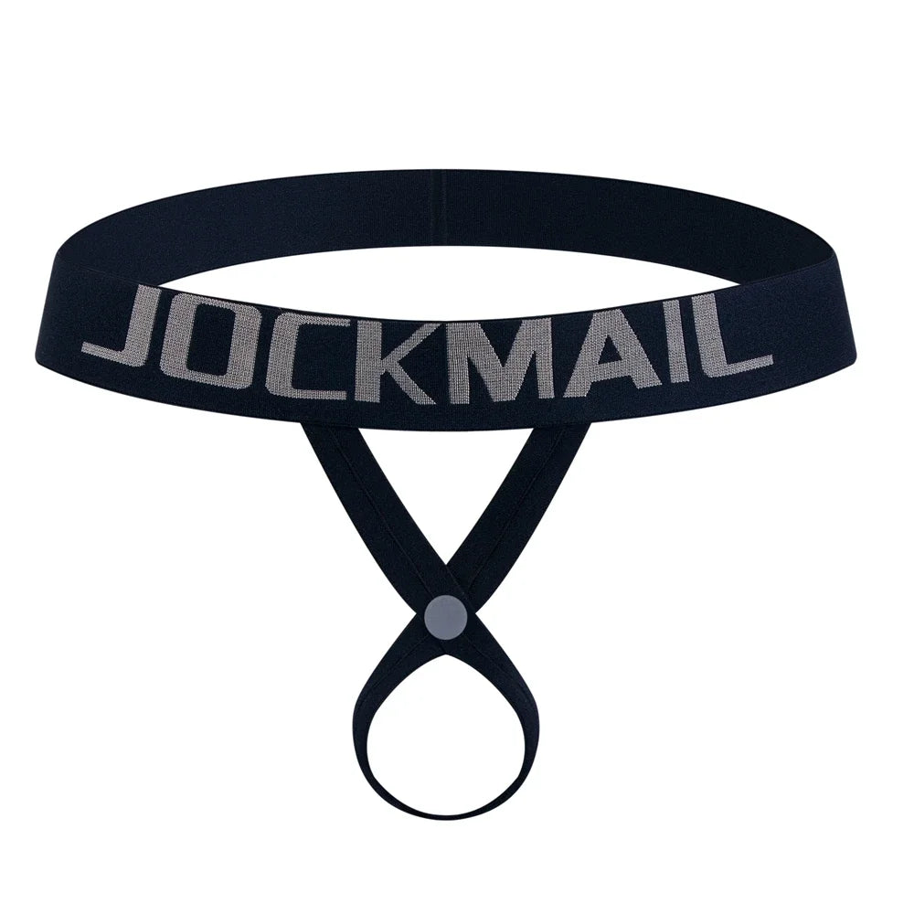 3 Piece Lot Jockmail Ringed Revelation Hollow-Out Thong
