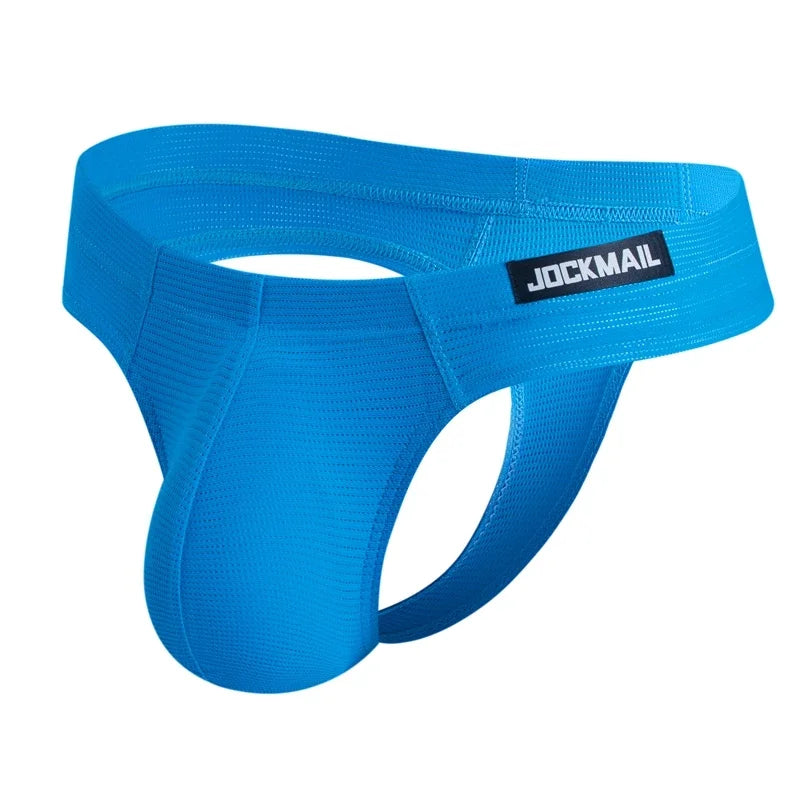 Sexy Men Underwear Panochas Jockstrap T-Back Thongs Cueca Tangas Mens Bikini Brief Nylon Fast Dry