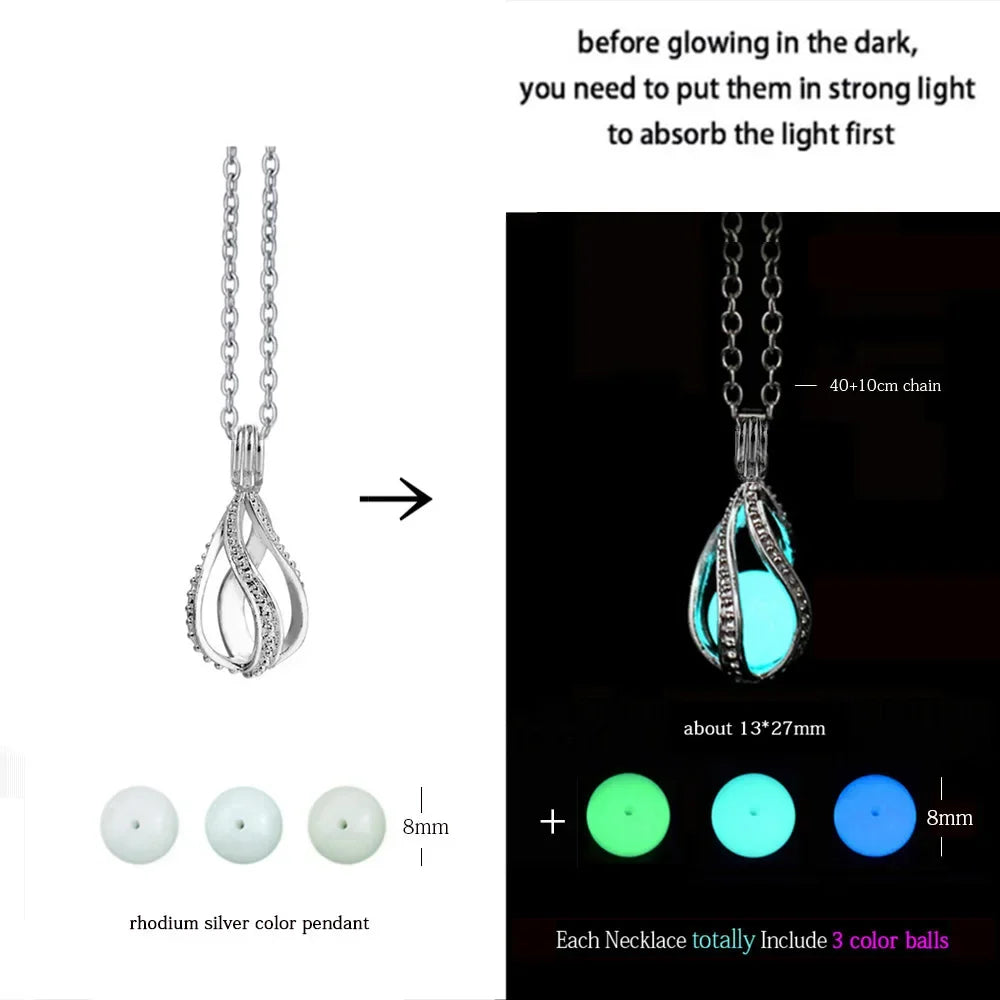Luminous Glowing Pendant Necklace