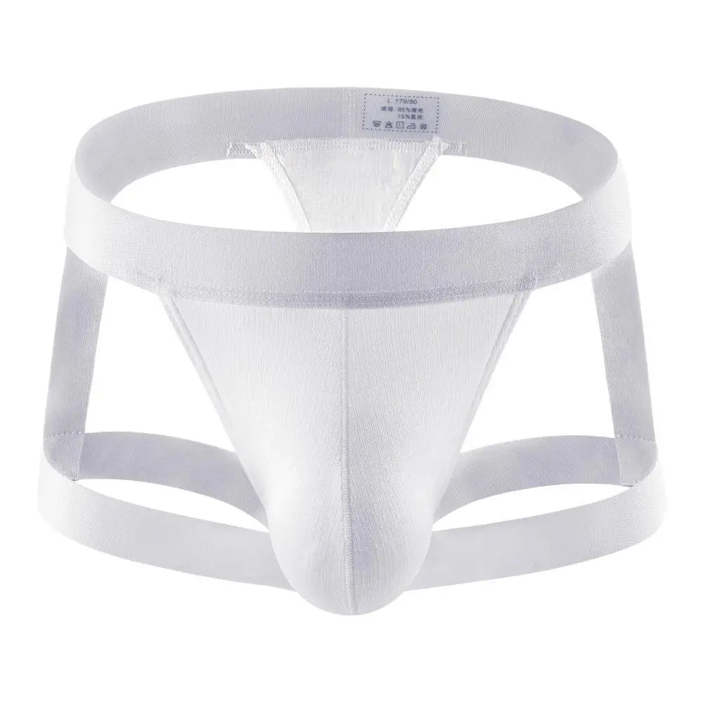 Sexy Mens Briefs Thongs Leg Ring Straps Underwear T-back Male Panties G-string Bondage Lingerie Men Underpants Jockstrap