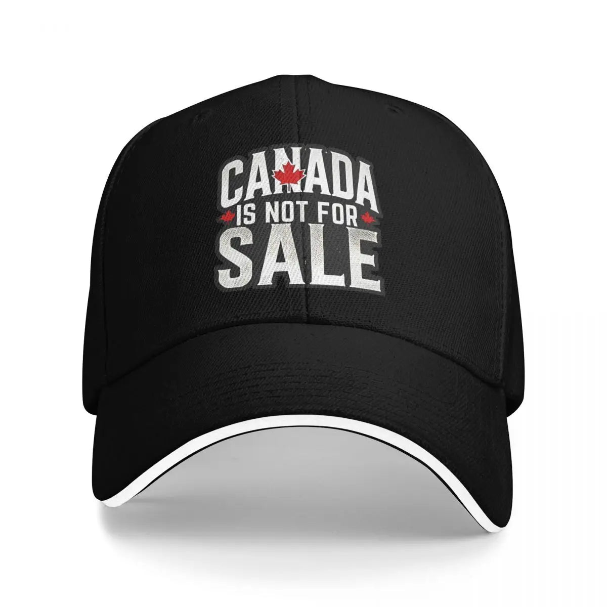 Canada Is Not For Sale Baseball Cap Unisex-Teens Custom DIY Trucker Hat Summer Casual Hiking Fishing Breathable Snapback Cap