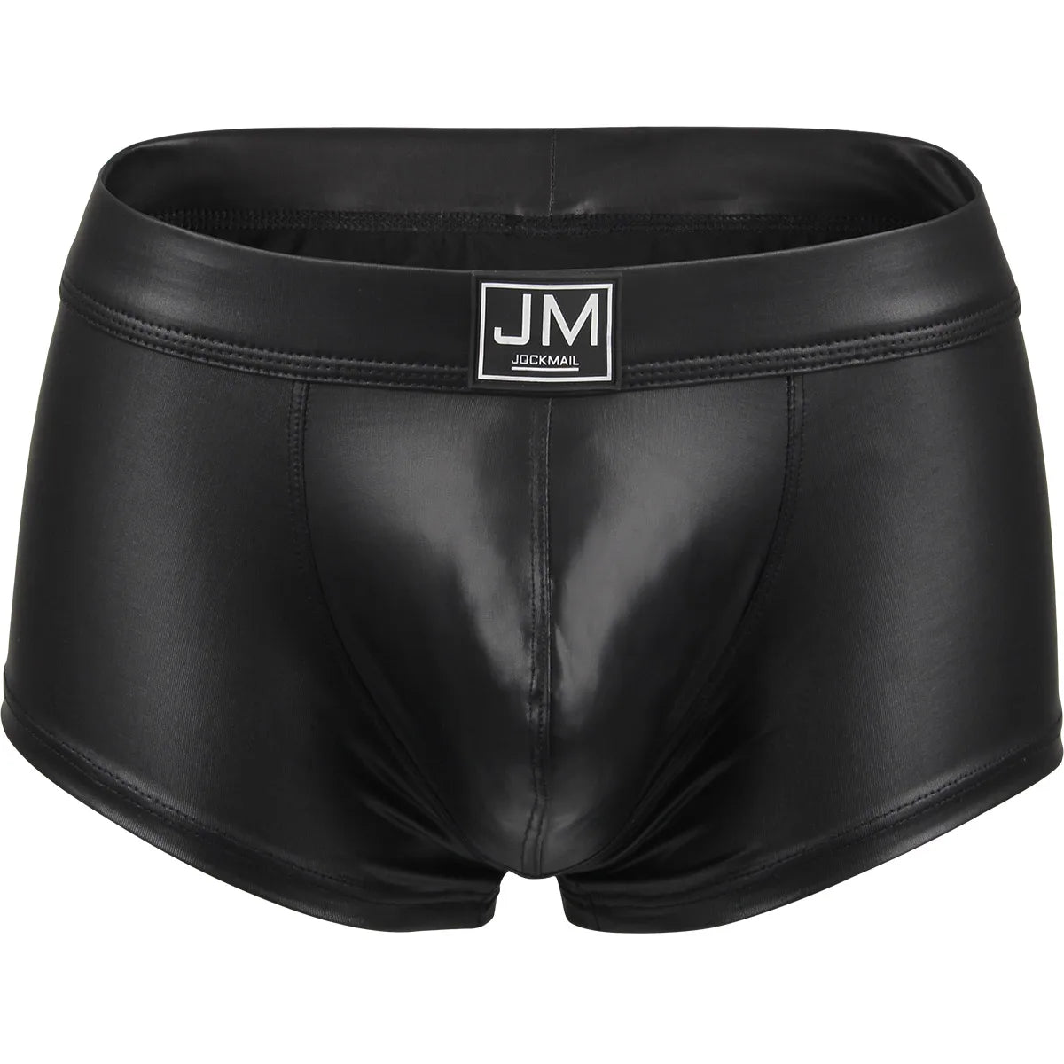 Mens Underwear Boxers Brief Sexy Male Underwear PU Leather Underpants Man Swim Trunk Men Underwear Boxer Shorts